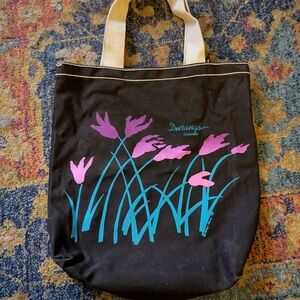 VintageDurango, Colorado Black and Pink Tote Bag